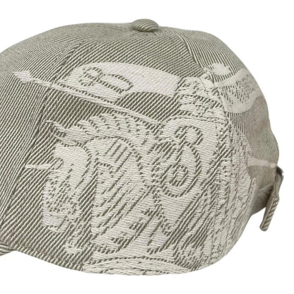 Burberry Beige EKD Logo Embroidered Baseball Cap