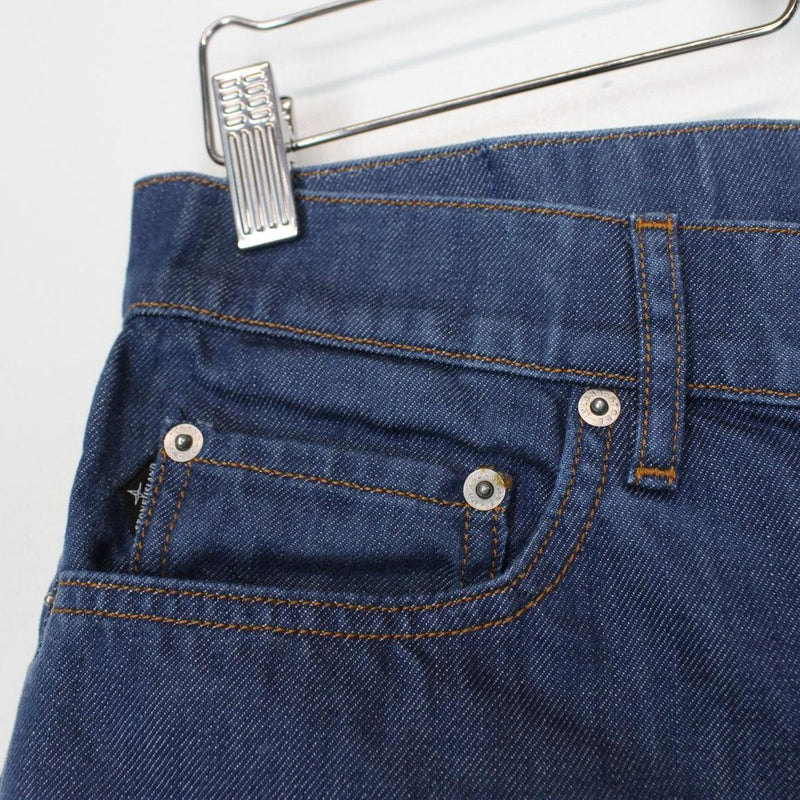 Stone Island SS 2014 Navy Blue Denim Shorts