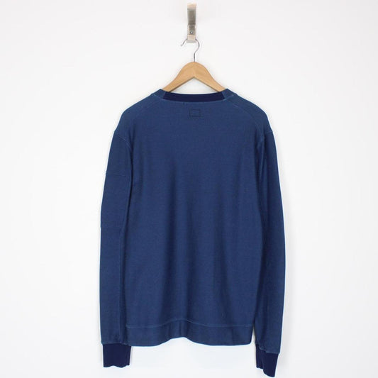 CP Company Blue 3D Tacting Goggle Sweatshirt Jumper
