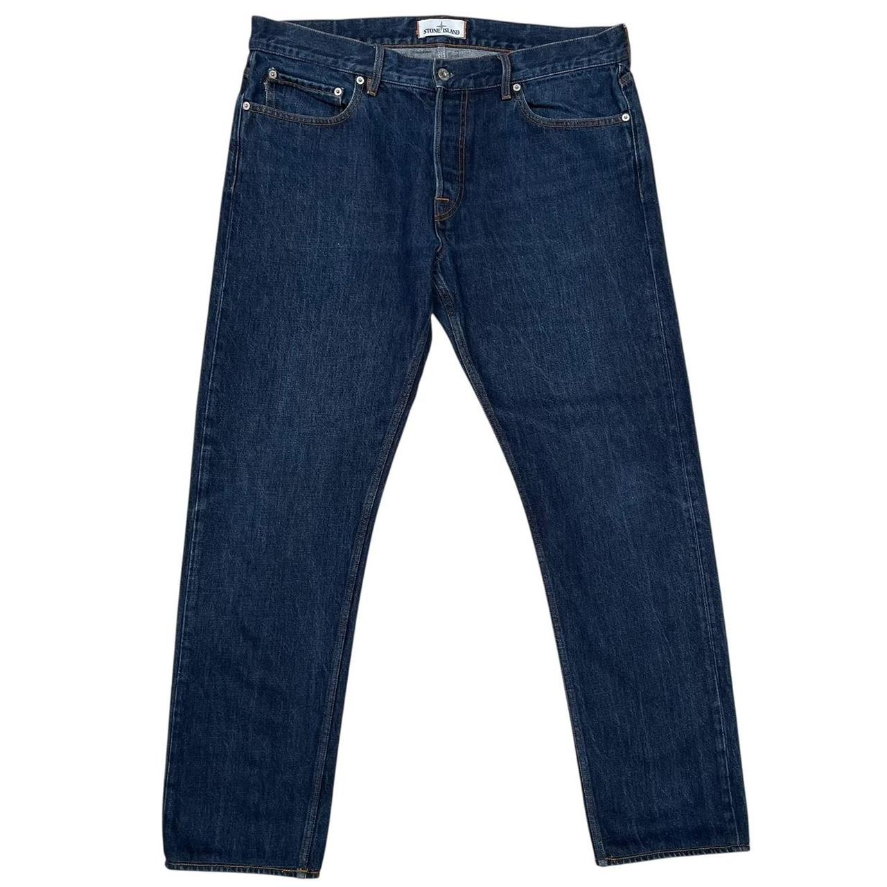 Stone Island SS 2017 Navy Blue RE-T Fit Denim Jeans