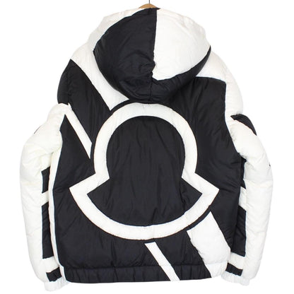 Moncler 5 Craig Green Plungery White and Black Full Zip Down Jacket