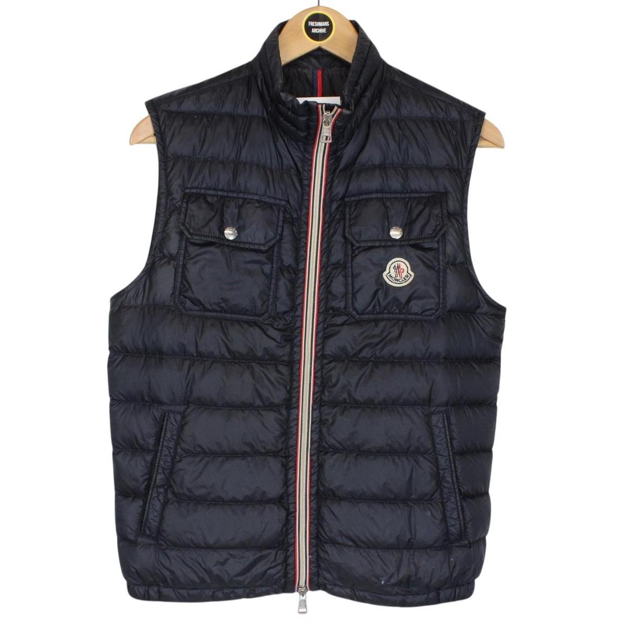 Moncler Navy Blue Achille Down Gilet / Bodywarmer Jacket