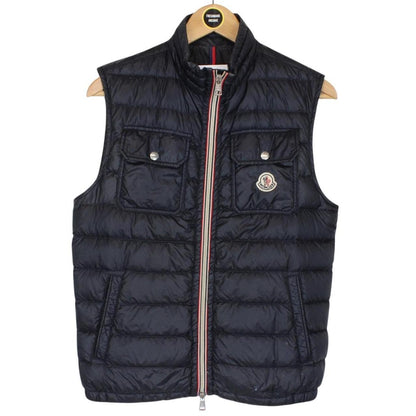 Moncler Navy Blue Achille Down Gilet / Bodywarmer Jacket