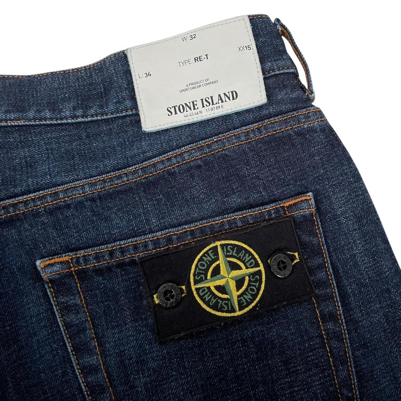 Stone Island AW 2013 Navy Blue RE-T Fit Denim Jeans