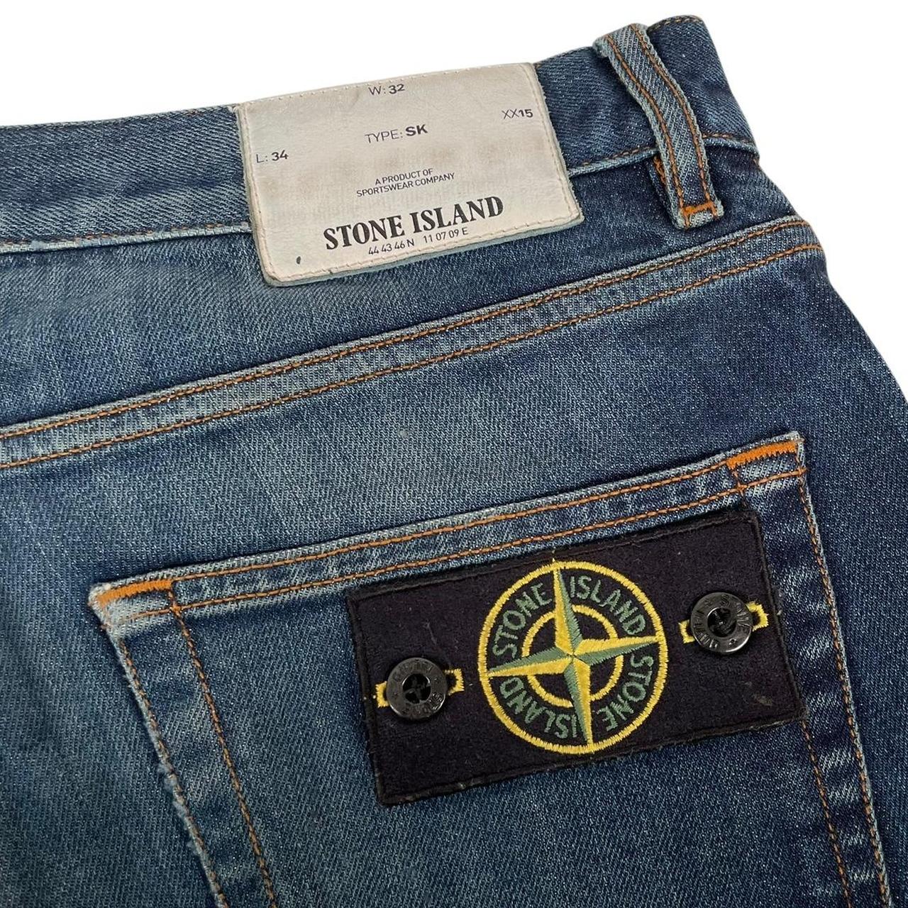 Stone Island AW 2016 Navy Blue Skinny Fit Denim Jeans