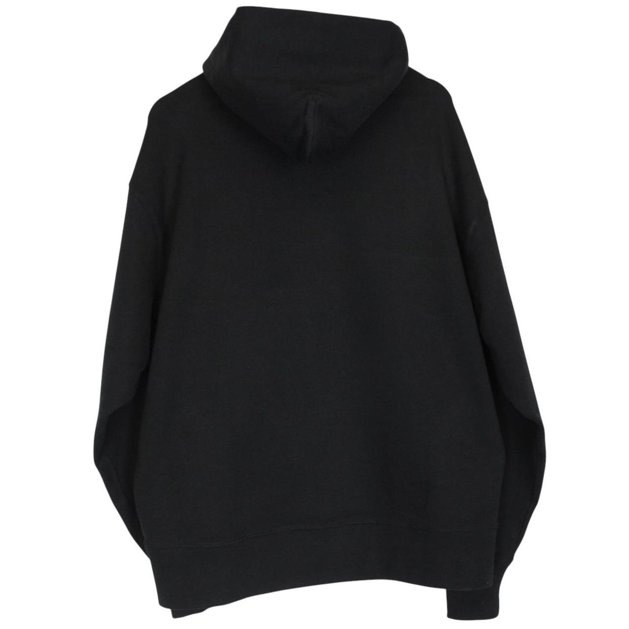 Kenzo black hoodie featuring digital tiger design and cotton material.