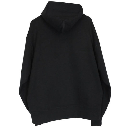 Kenzo black hoodie featuring digital tiger design and cotton material.