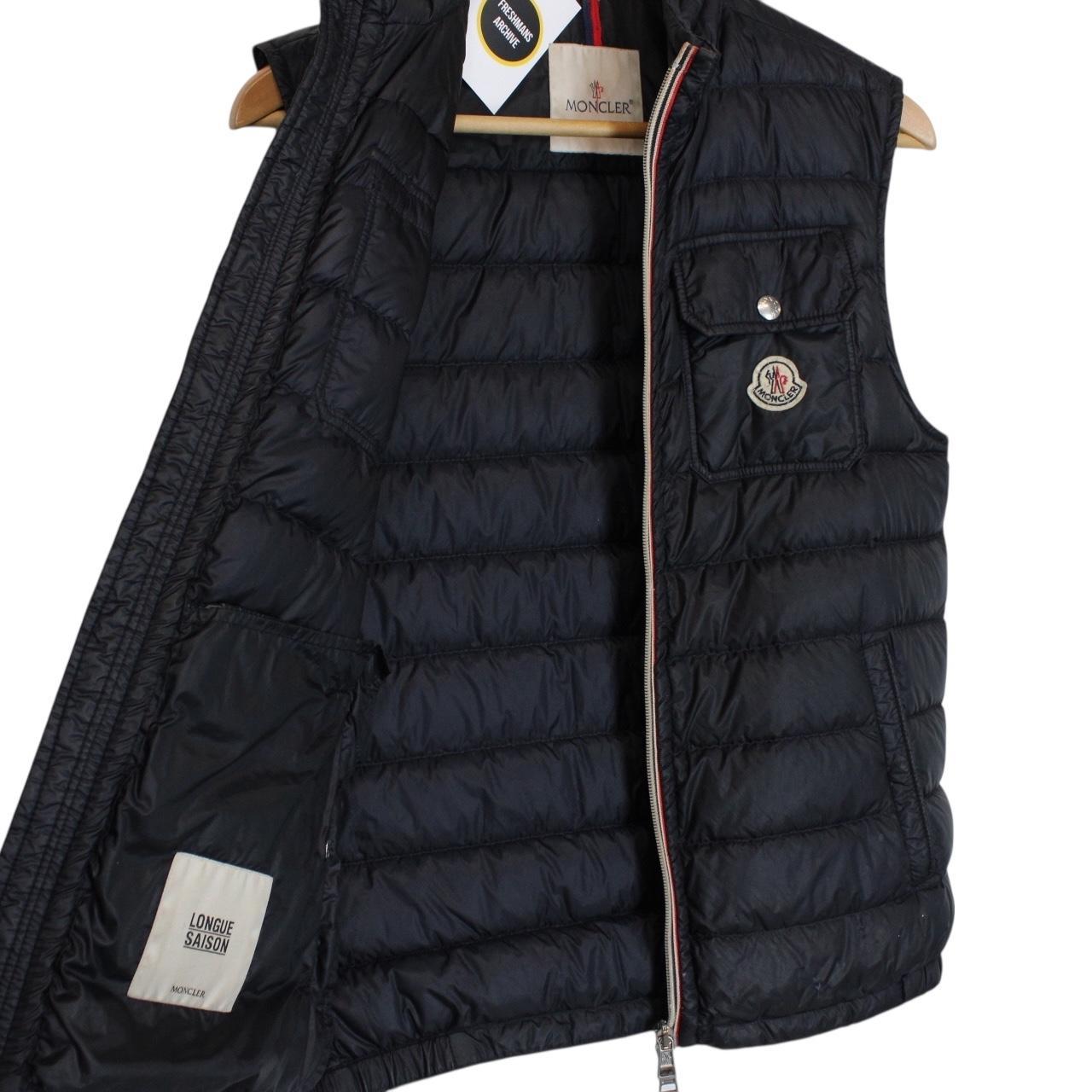 Moncler Navy Blue Achille Down Gilet / Bodywarmer Jacket