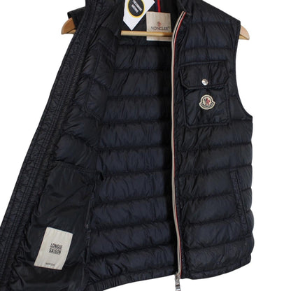Moncler Navy Blue Achille Down Gilet / Bodywarmer Jacket