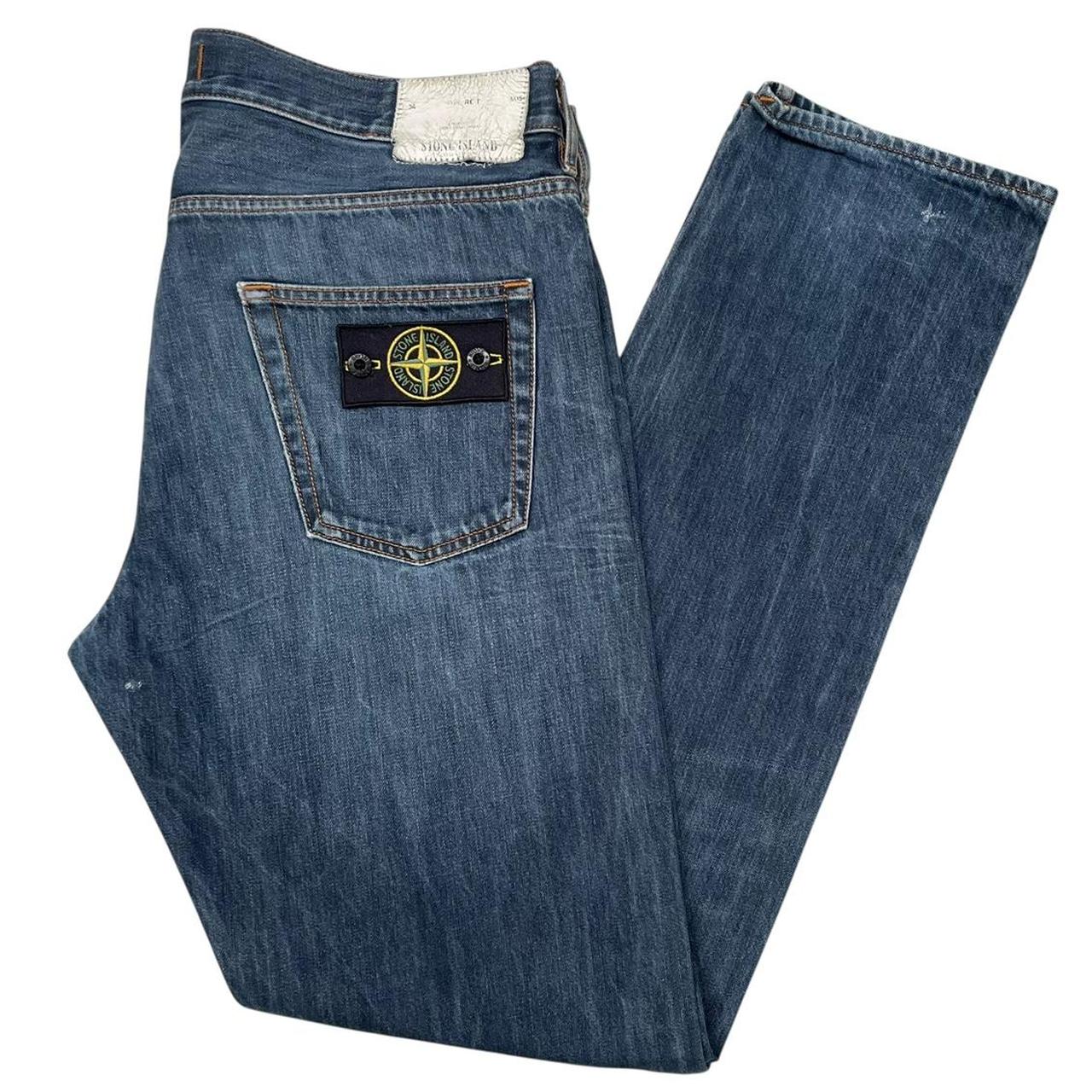Stone Island AW 2014 Blue RE-T Fit Denim Jeans