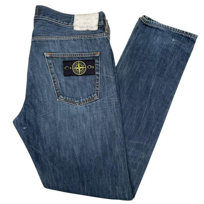 Stone Island AW 2014 Blue RE-T Fit Denim Jeans