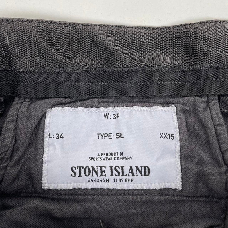 Stone Island AW 2014 Black Slim Fit Trousers
