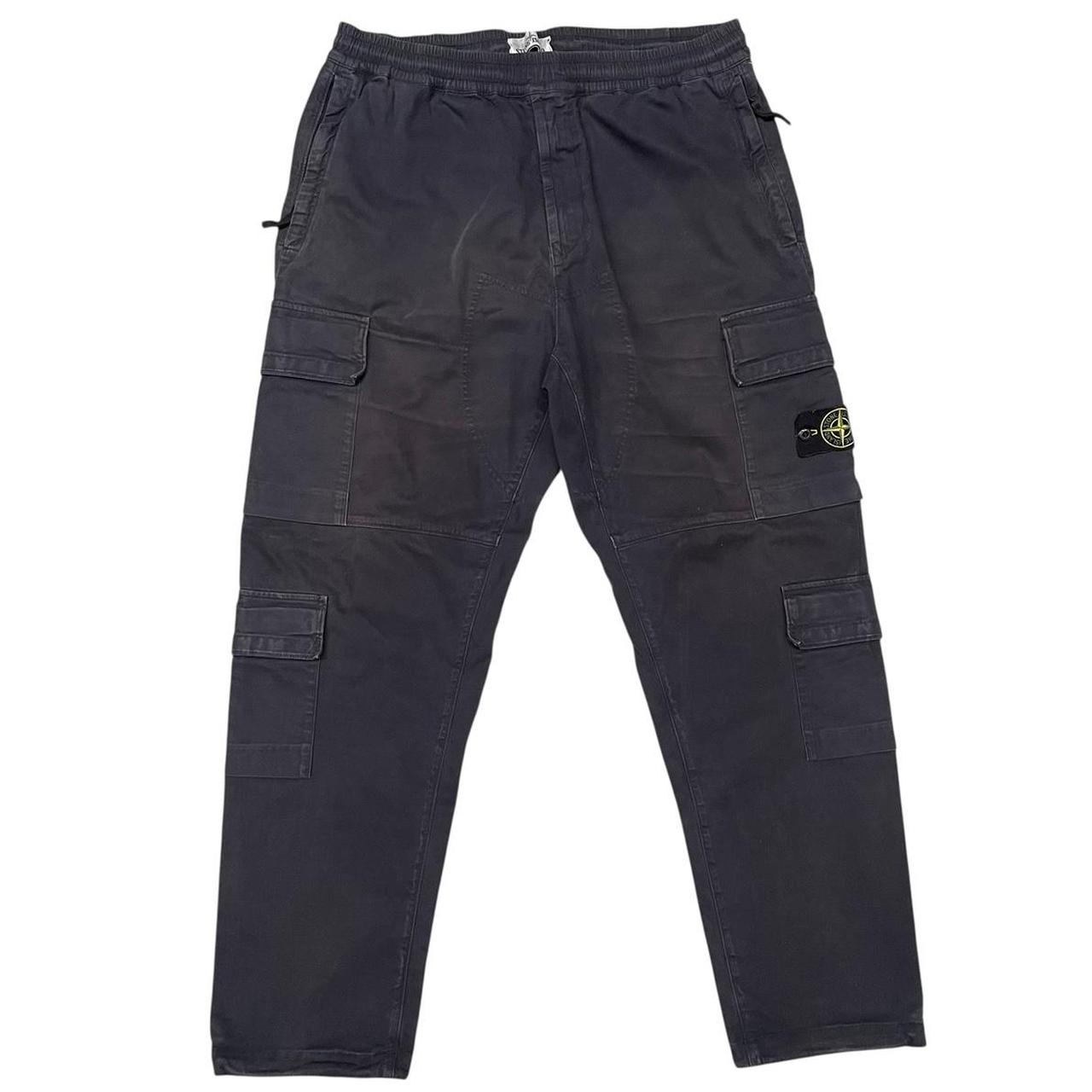Stone Island AW 2020 Navy Blue Cargo Trousers