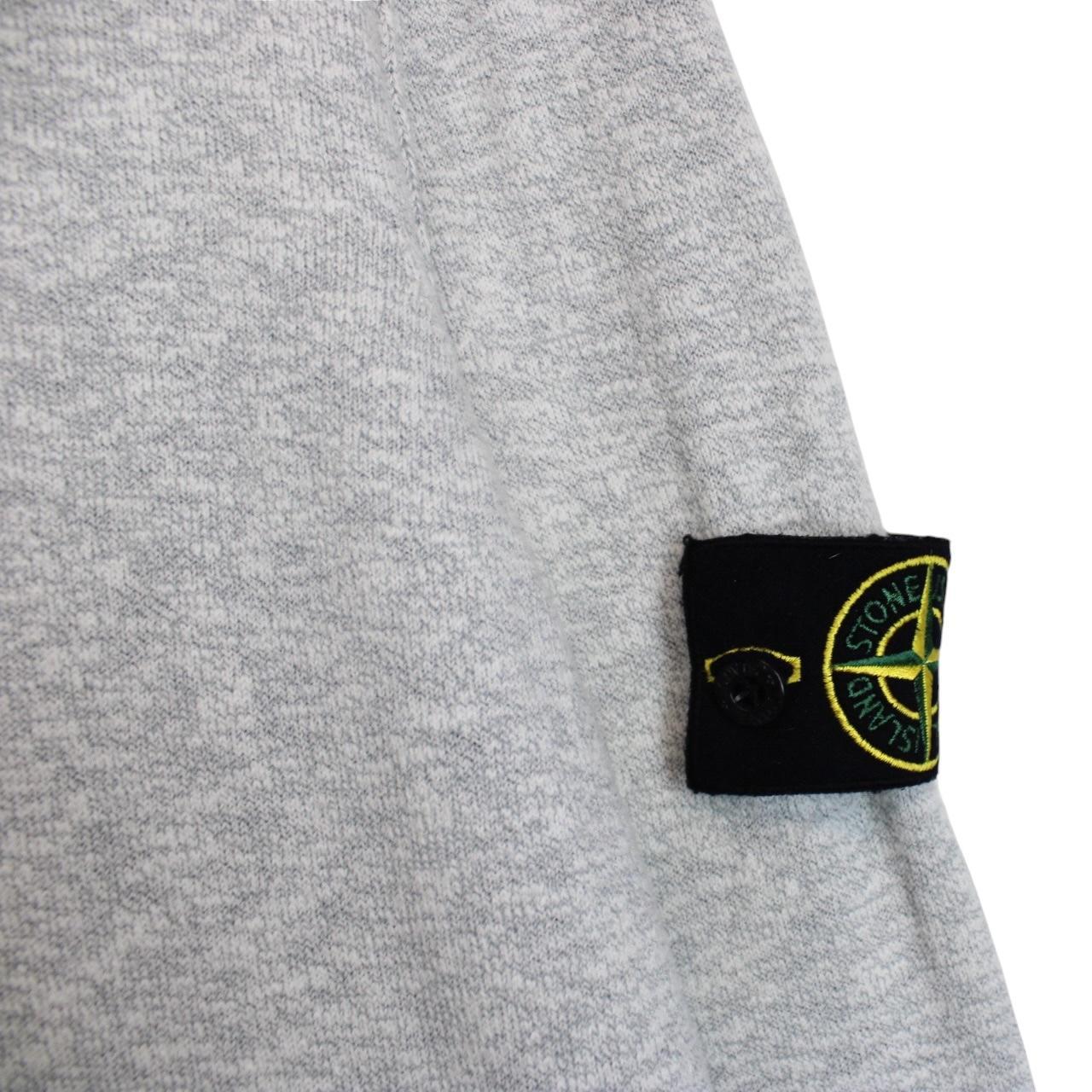 Stone Island SS 2019 Grey Cotton Blend Knit Jumper