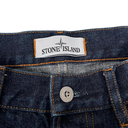 Stone Island AW 2018 Navy Blue RE-T Fit Denim Jeans