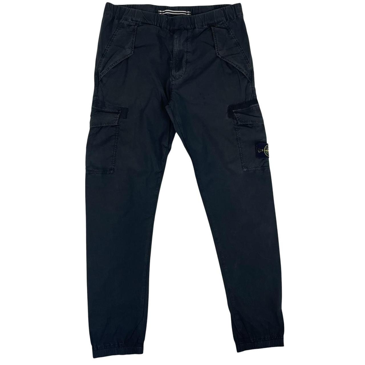 Stone Island SS 2018 Black RE-T Fit Cargo Trousers