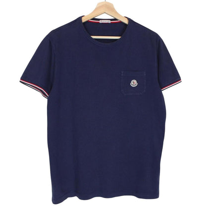 Moncler Navy Blue Maglia Logo Short Sleeve T-Shirt