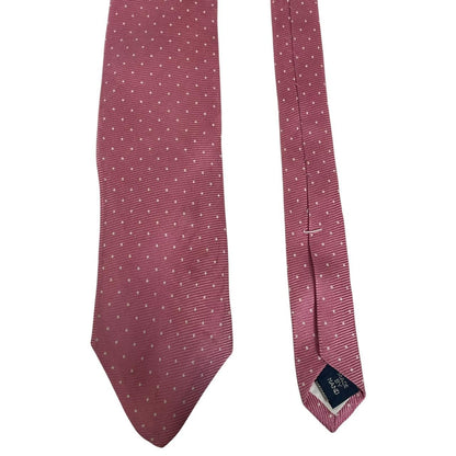 Vintage Polo Ralph Lauren Pink and White Polkadot Silk Tie