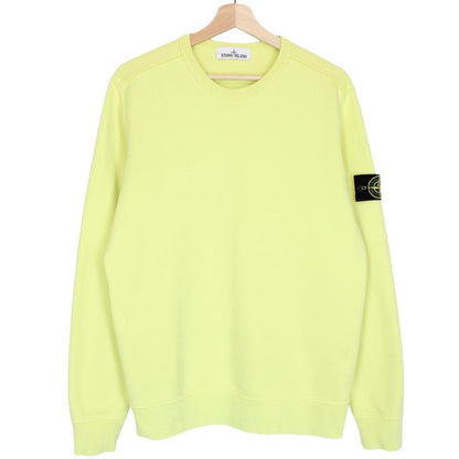 Stone Island SS 2019 Yellow Cotton Sweatshirt Jumper