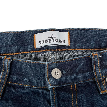 Stone Island AW 2016 Navy Blue Slim Fit Denim Jeans