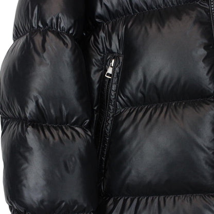 Moncler Ecrins Black Full Zip Hooded Down Jacket