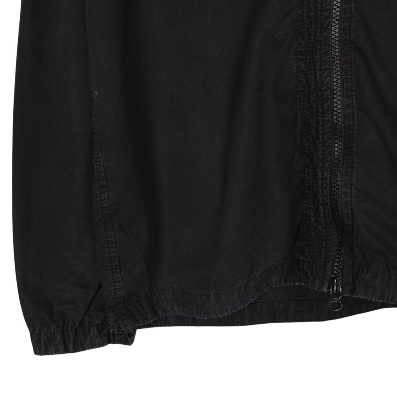 Stone Island AW 2022 Black Full Zip Cotton Overshirt Jacket