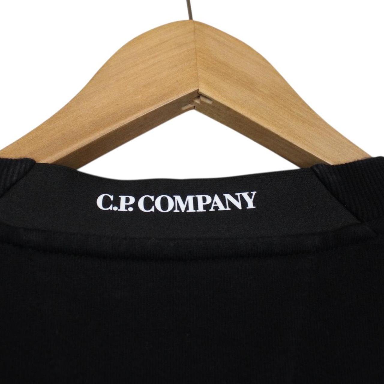 CP Company Black Goggle Lens Cotton Sweatshirt Jumper