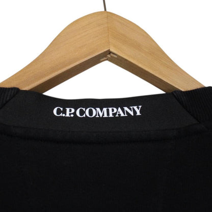CP Company Black Goggle Lens Cotton Sweatshirt Jumper