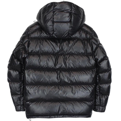 Moncler Maya Black Full Zip Hooded Down Puffer Jacket