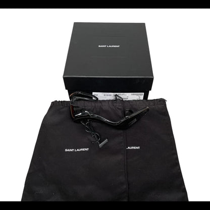 Saint Laurent Opyum 110 Black Patent Leather High Heels