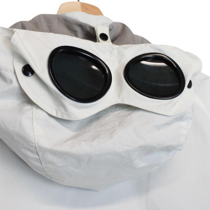 CP Company White Micro-M Full Zip Goggle Jacket