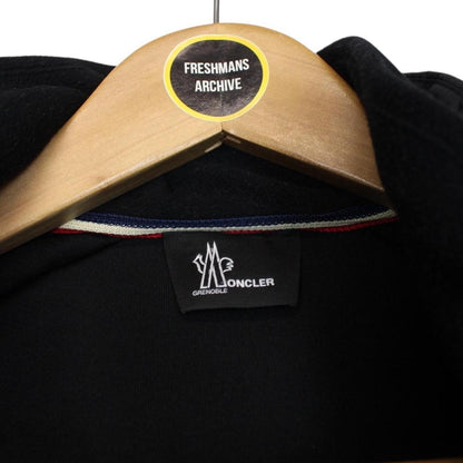Moncler Grenoble Maglia Black Full Zip Technical Fleece Jacket