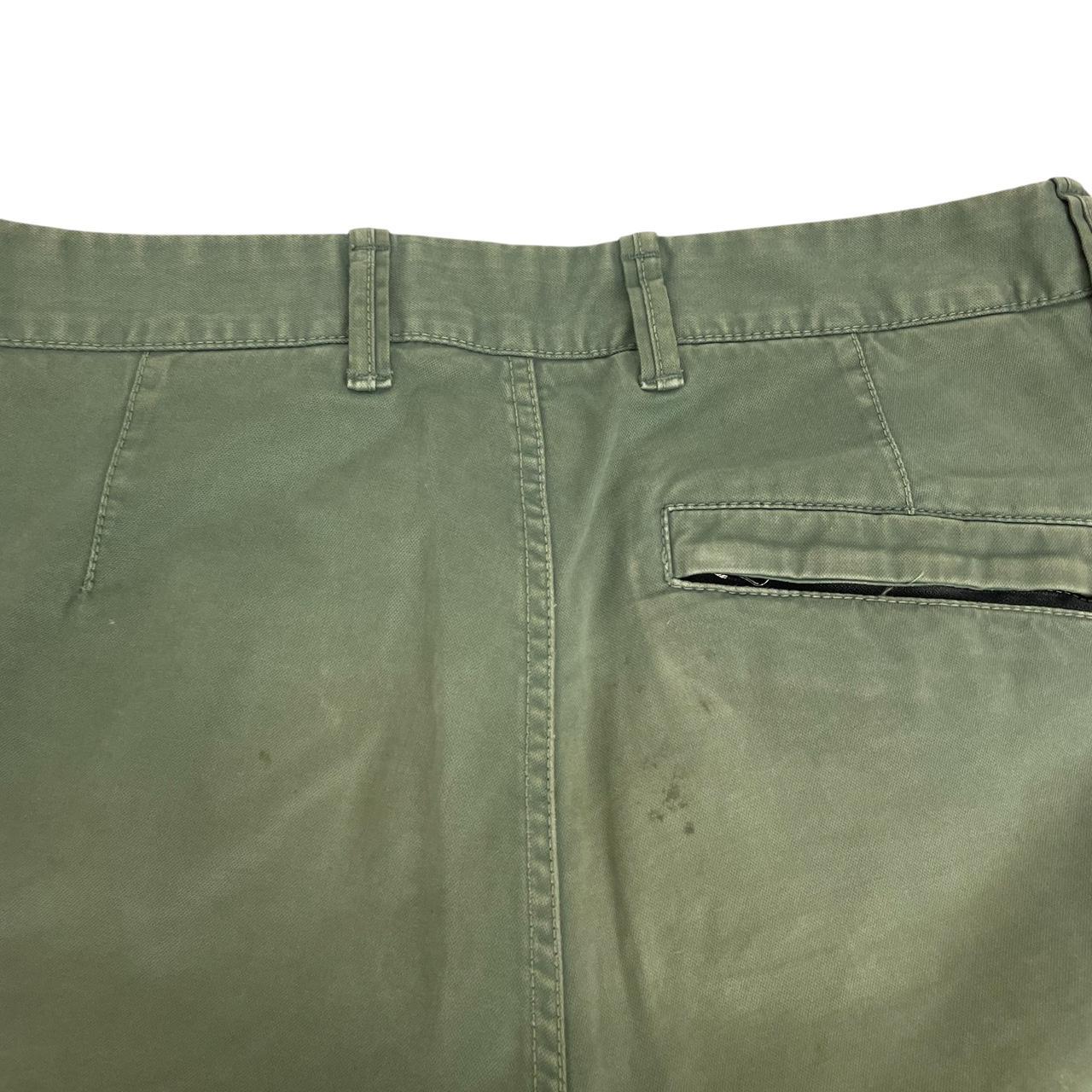 Stone Island AW 2020 Green Slim Fit Cargo Trousers