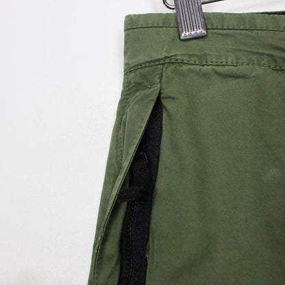 Stone Island SS 2022 Green Bermuda Cotton Cargo Shorts