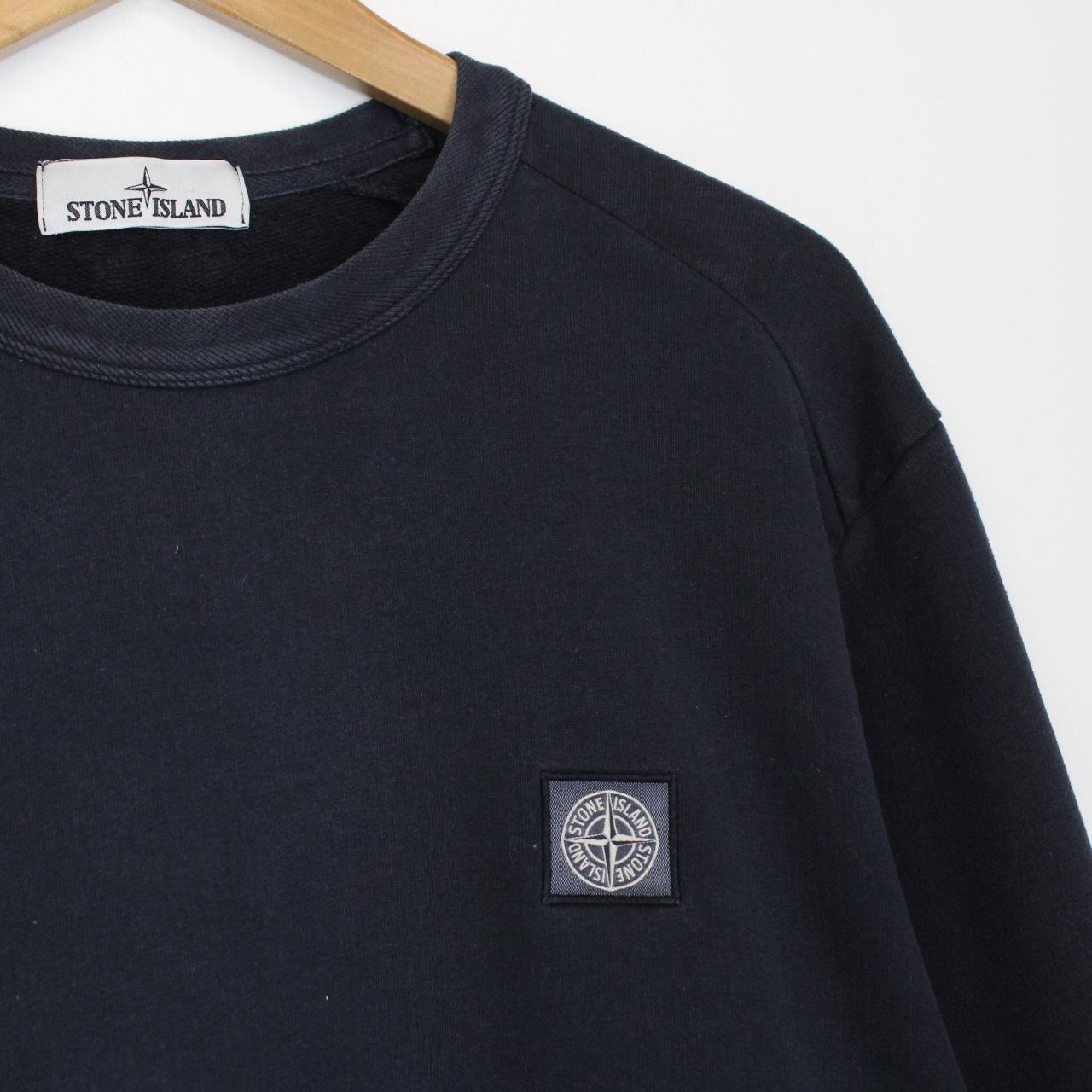 Stone Island AW 2014 Navy Blue Compass Cotton Sweatshirt Jumper