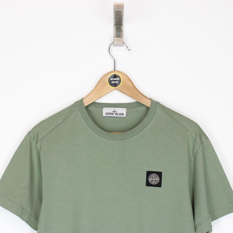 Stone Island SS 2019 Green Short Sleeve Compass T-Shirt