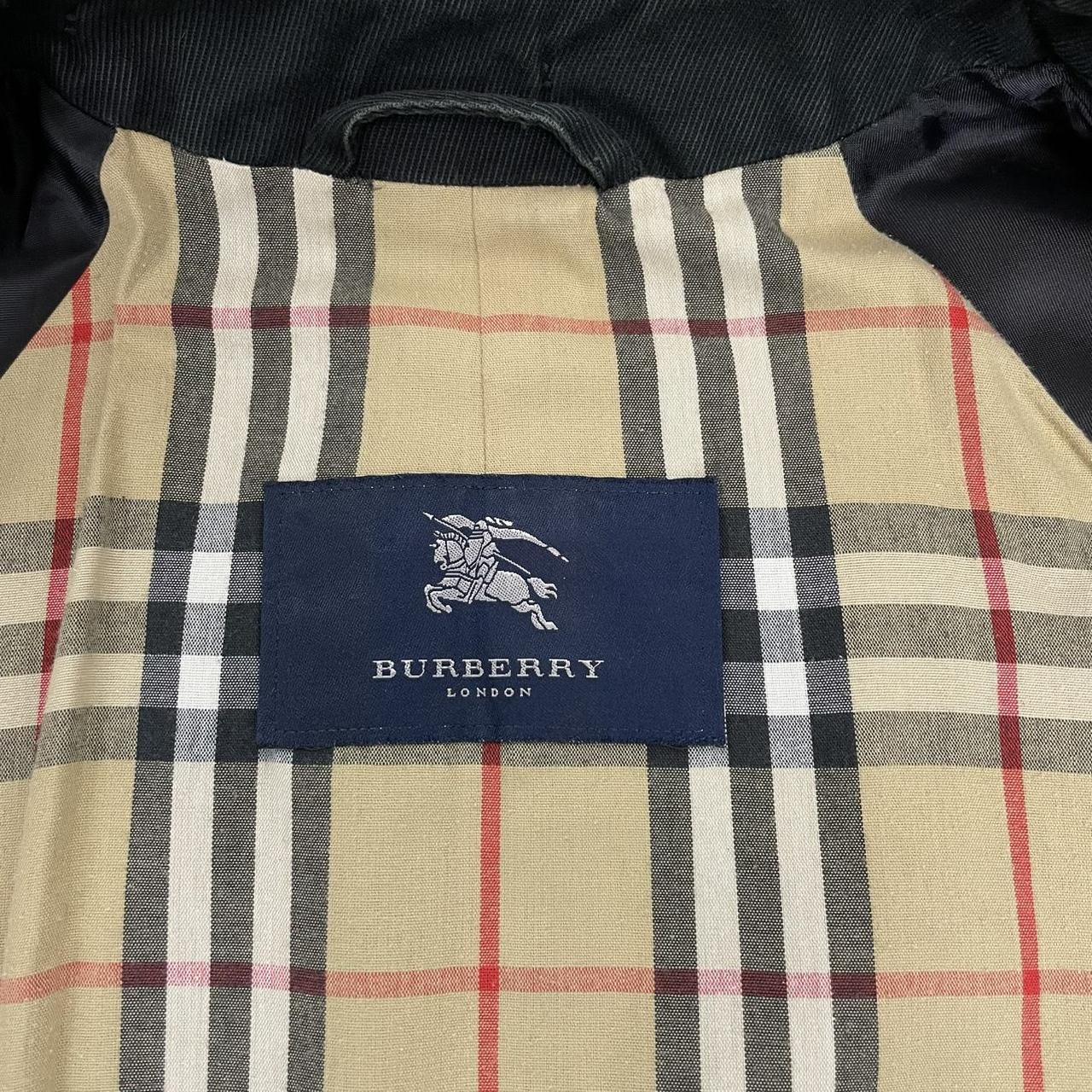 Burberry London Black Cotton Hooded Coat