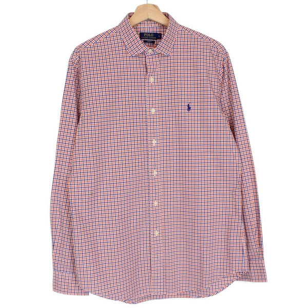 Polo Ralph Lauren multicoloured check long sleeve shirt in cotton with logo detail.
