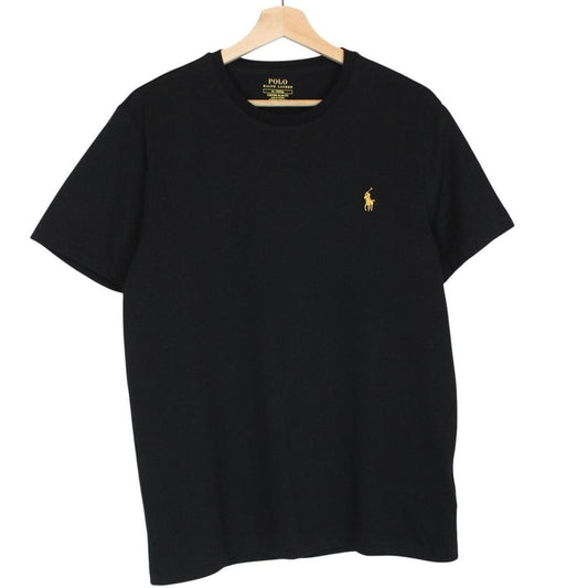 Polo Ralph Lauren Black Short Sleeve Cotton Slim Fit T-Shirt