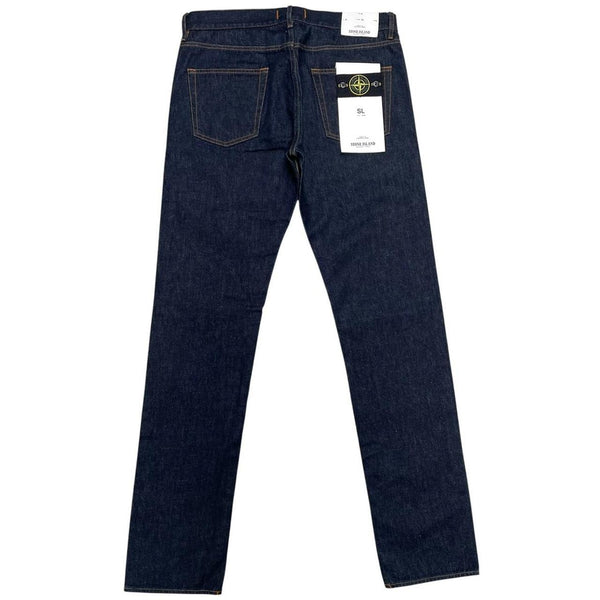 Stone Island SS 2018 Navy Blue Slim Fit Denim Jeans