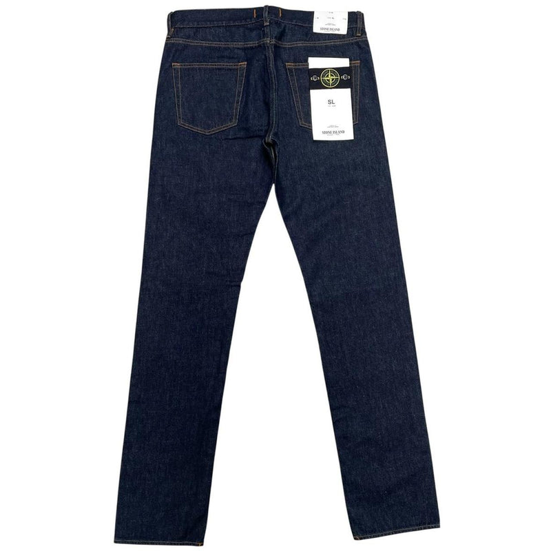 Stone Island SS 2018 Navy Blue Slim Fit Denim Jeans