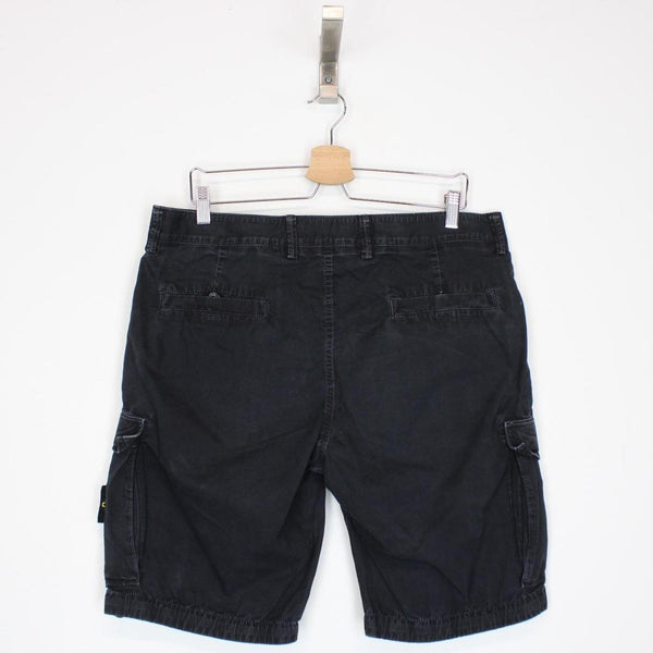 Stone Island SS 2016 Black Bermuda Cotton Cargo Shorts