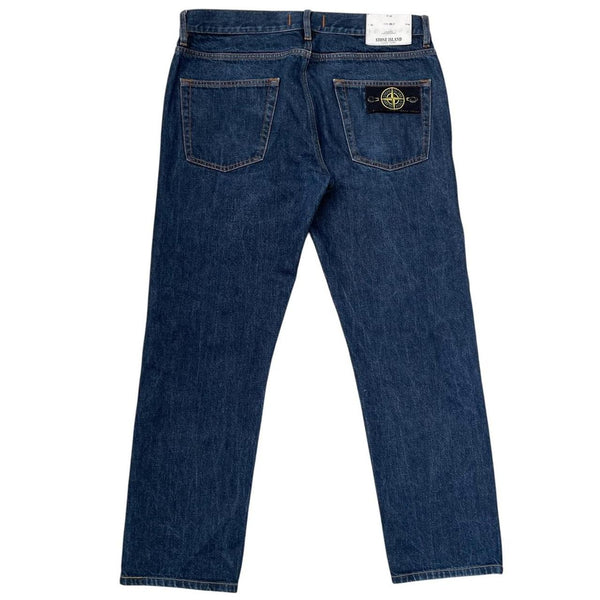 Stone Island AW 2017 Navy Blue RE-T Fit Denim Jeans