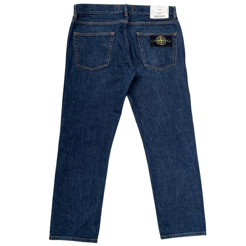 Stone Island AW 2017 Navy Blue RE-T Fit Denim Jeans