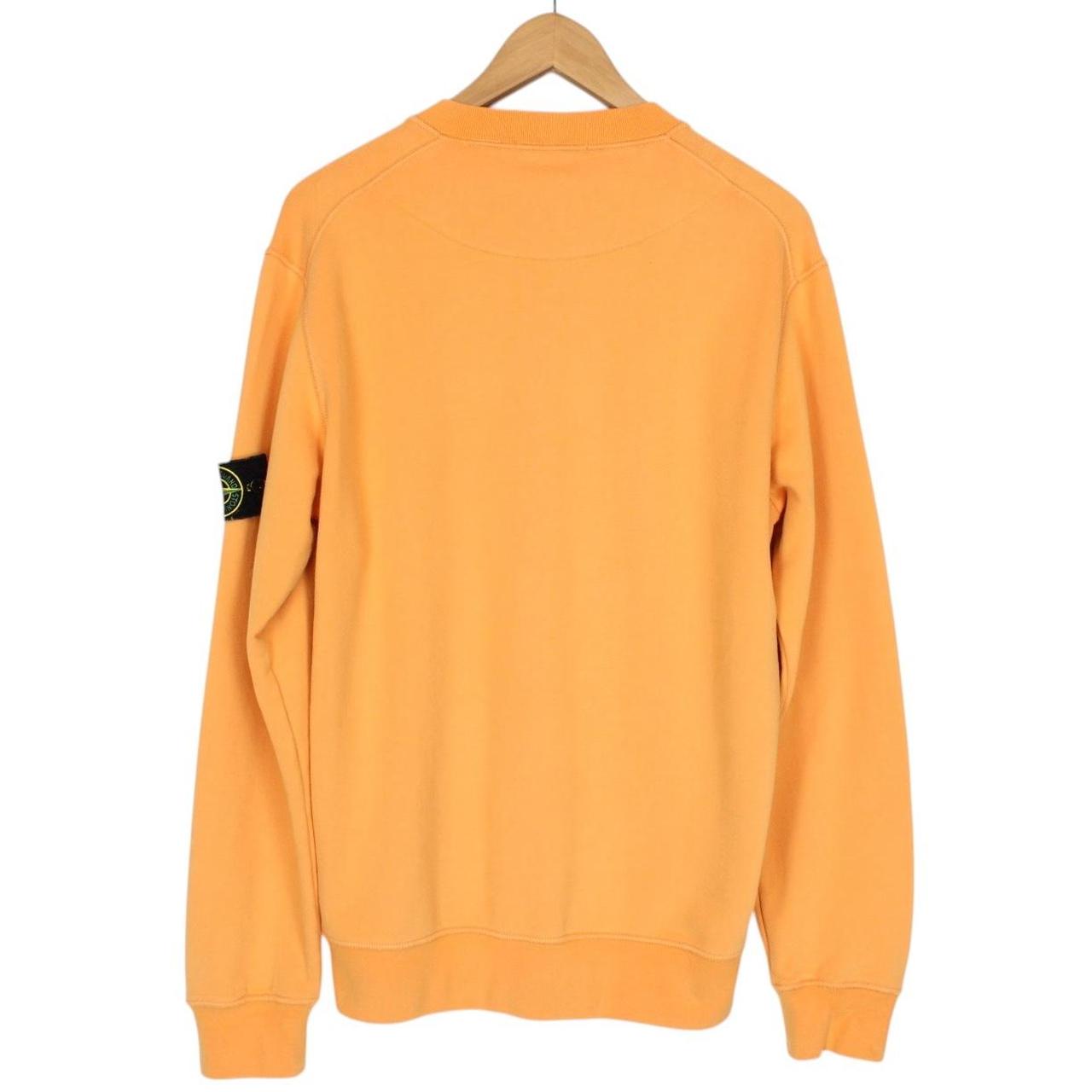 Stone Island AW 2020 Orange Cotton Sweatshirt Jumper
