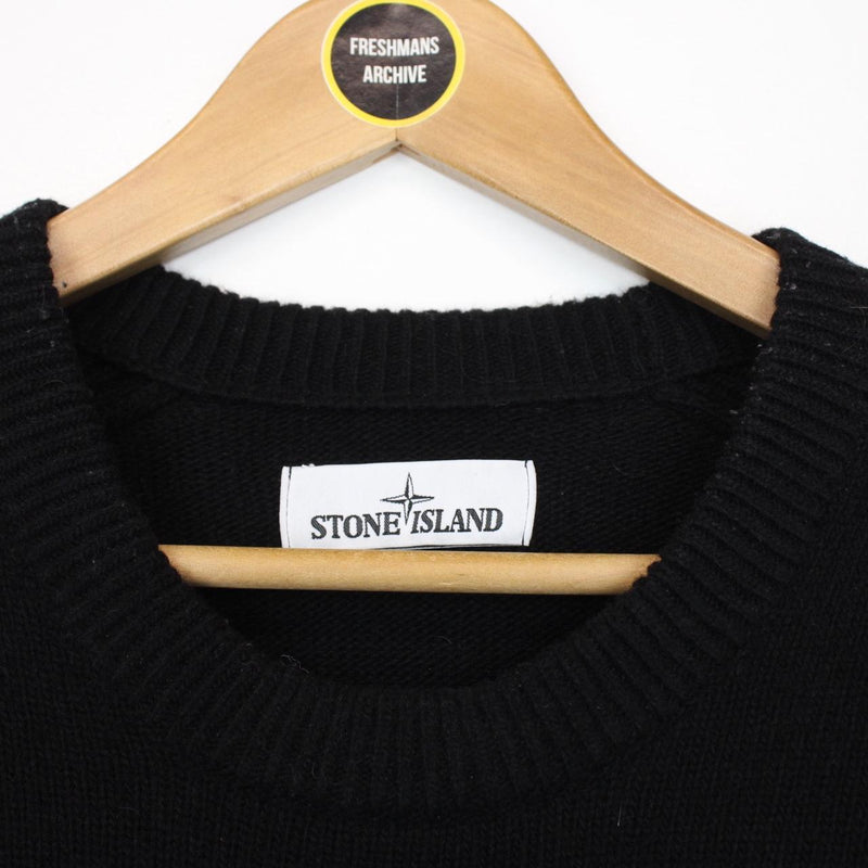 Stone Island AW 2019 Black Wool Knit Jumper
