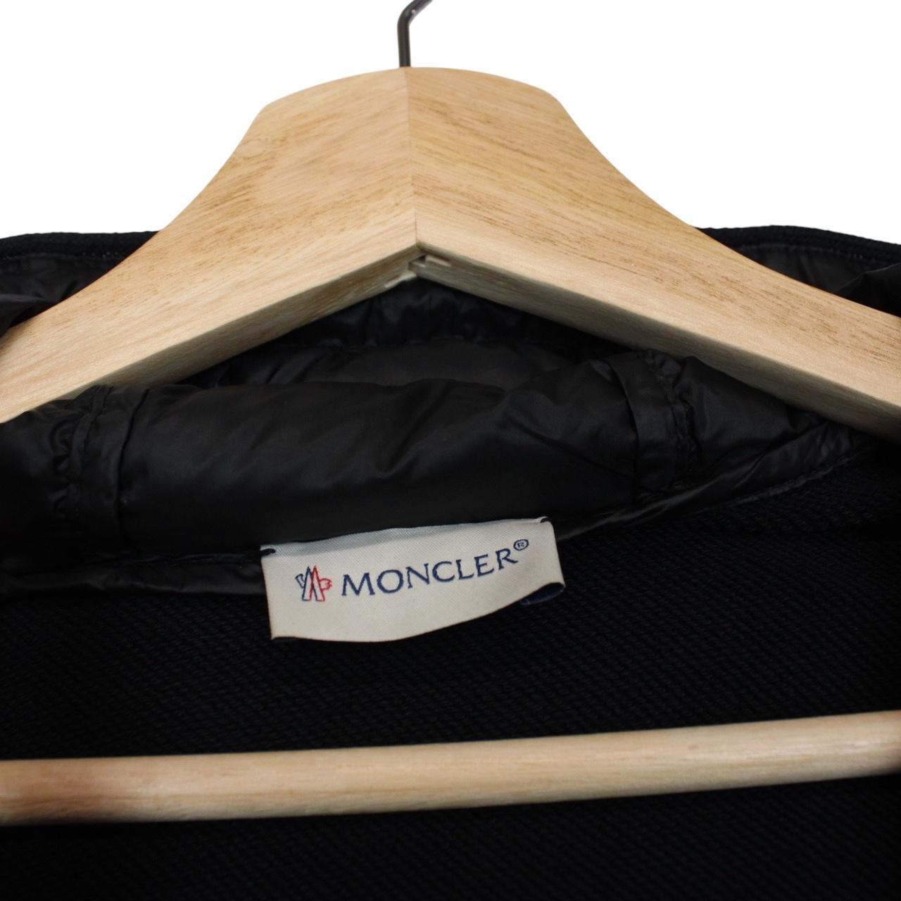 Moncler Black Full Zip Down Maglia Cardigan Jacket
