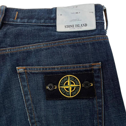 Stone Island SS 2013 Navy Blue RE-T Fit Denim Jeans