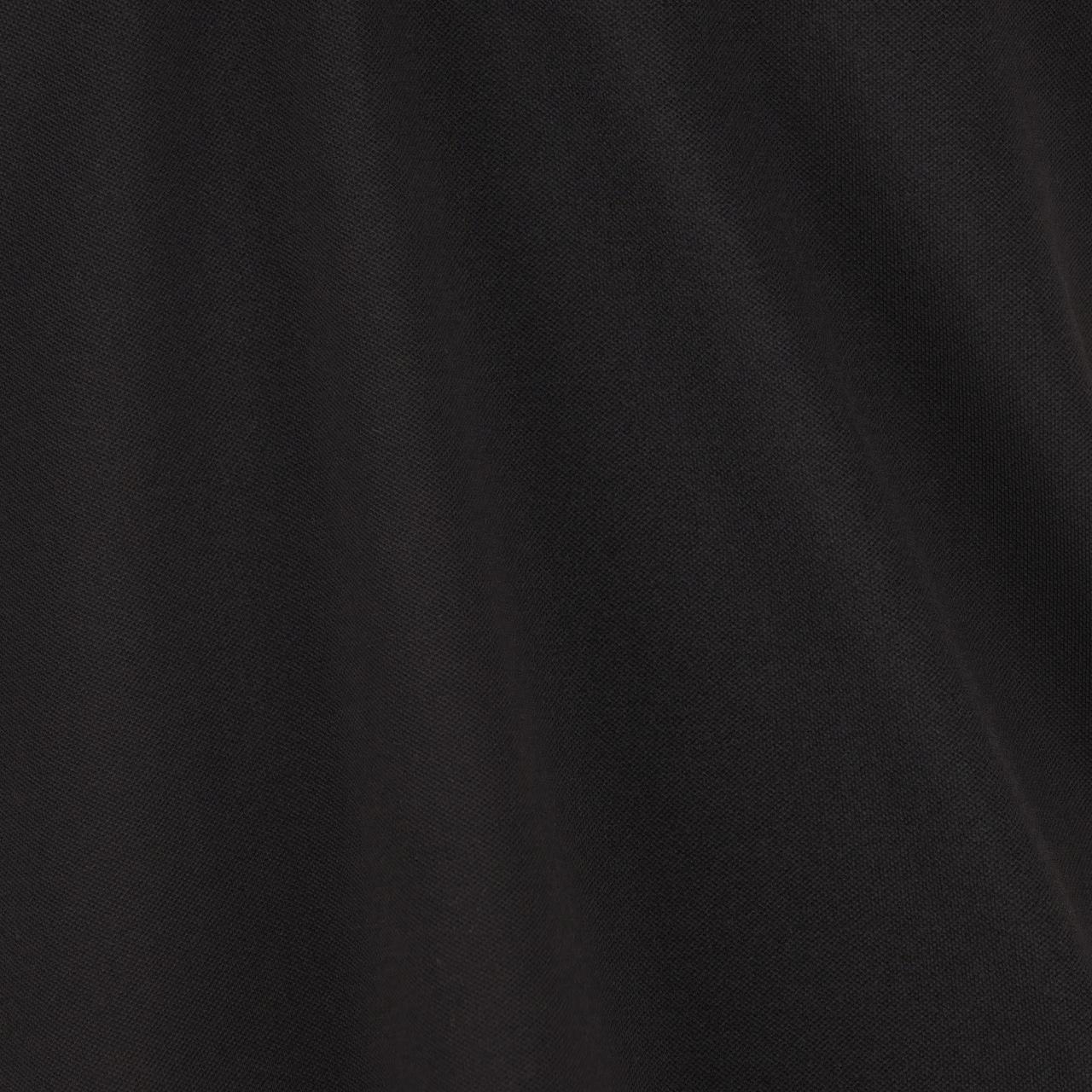 CP Company Black Stretch Cotton Piquet Polo Shirt