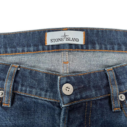 Stone Island AW 2017 Navy Blue Slim Fit Denim Jeans